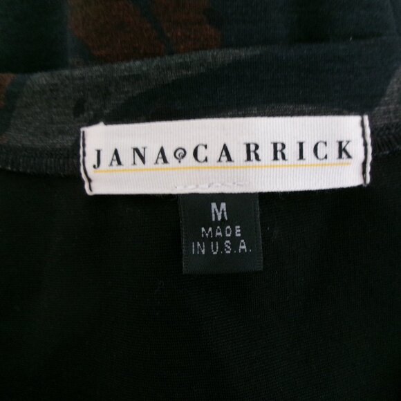 New Jana Carrick V-Neck Forever Ponte Dress Short Sleeve Pine Forest M Green - Picture 10 of 11